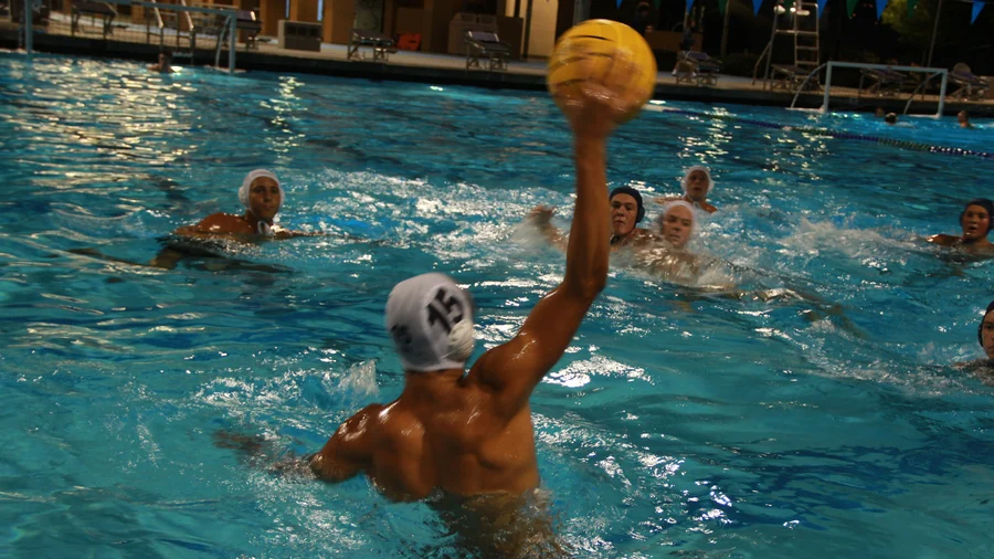 Carlsbad Lancers boys water polo match play